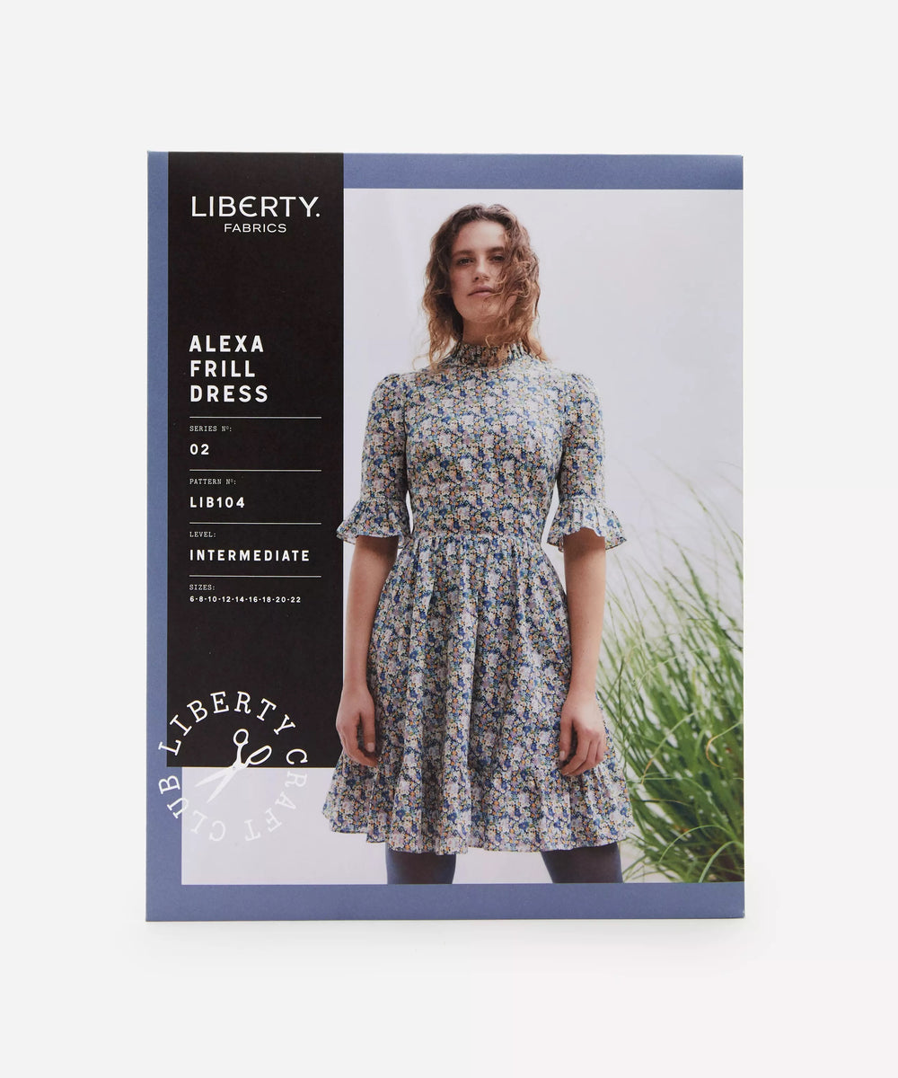 liberty print dress